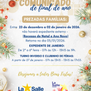 COMUNICADO DE FINAL DE ANO