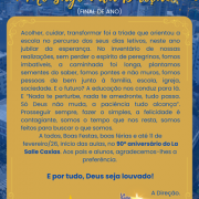 Mensagem da Direção - FINAL DE ANO