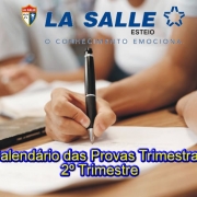 Calendário Provas Trimestrais - 2º Trimestre