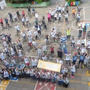 Pedalando no 2° Passeio Ciclístico La Salle Caxias