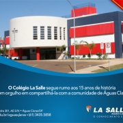 14 anos de história na educação em Águas Claras.