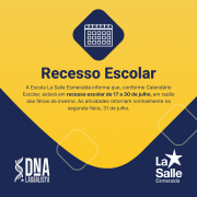 Recesso Escolar de julho