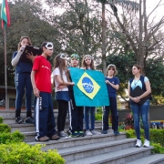 Alunos comemoram a Semana da Pátria