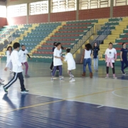 Confraternização com estudantes do IAPI