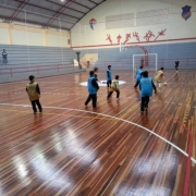 Carmo sedia 1º Encontro de Integração de Futsal