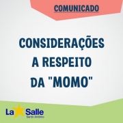 Comunicado sobre o fenômeno MOMO