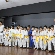 Atletas antonianos trocam de faixa no Judô