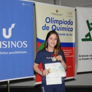 Medalha e Menções na Olimpíada de Química do RS 