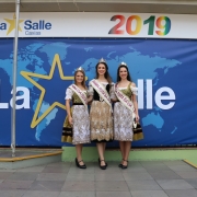 Soberanas da Festa da Uva 2019 visitam o La Salle