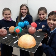 Alunos dos 5ºs anos estudam o sistema solar
