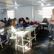 Retorno das aulas, após incêndio