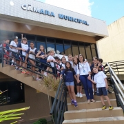 Alunos visitam a Câmara de Vereadores