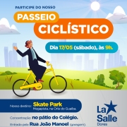 Venha participar do Passeio Ciclístico Dorense