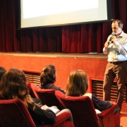 Palestra sobre São João Batista de La Salle