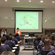 Palestra sobre DSTs para alunos do EM