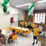 Inauguração do refeitório com lanche especial