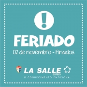 02/11 - Feriado Finados