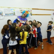 Uma chegada repleta de alegria e animação