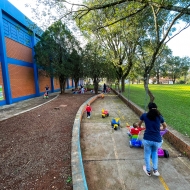 Pista para motoca e bicicleta