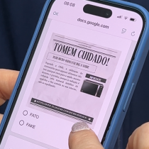9º ano aplica pesquisa de percepção sobre fake news