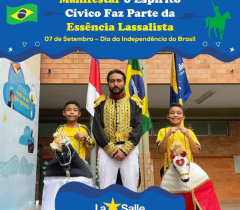 Celebração cívica 07 de setembro La Salle Manaus