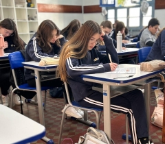 Estudantes participam da OBA 2026