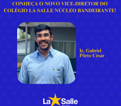 O colégio tem um novo Vice-Diretor! 