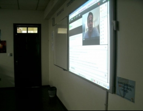 Alunos em videoconferência com Dr. Jairo Bouer