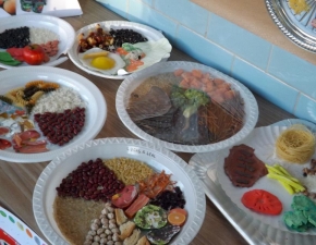 Exposição do Projeto Alimentação Saudável