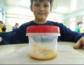 3º ano realiza experiência