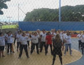 GRUPO DE VIVÊNCIA LASSALISTA EM PLENA ATIVIDADE