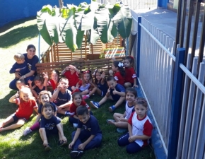 EDUCAÇÃO INFANTIL -  VISITA DO COELHO DA PÁSCOA