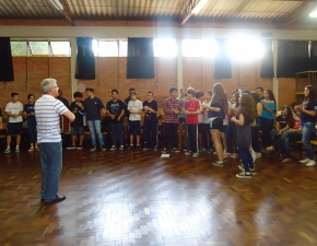 Show filosófico com os 8º anos EF