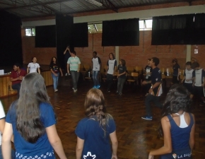 Encontro com os grupos de jovens