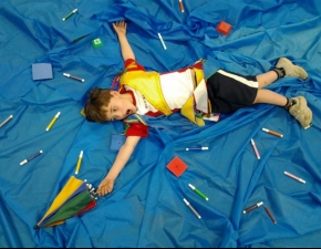 Entardecer no La Salle: Encenando