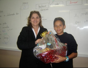 Sorteio e Entrega das Cestas Literárias