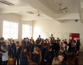 Visita da Gaiteira Paloma Trevisan