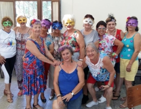 Grupo de convivência festejou carnaval