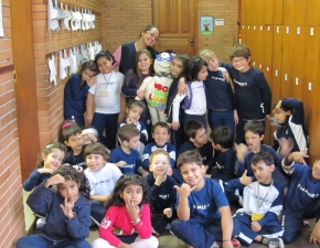 Alunos da turma 112 recebem noções de uma alimentação saudável