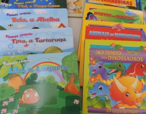 Novas obras para a Biblioteca Infantil