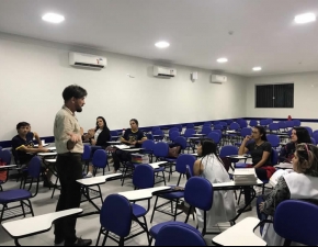 Momento de Formação dos Professores com a Editora FTD.