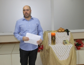 Momento formativo com pais de neocomungantes