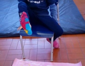   PINTANDO O PÉ!